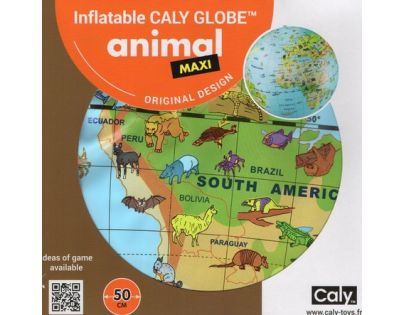 Caly Nafukovacie globus Zvieratá 50 cm