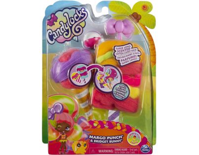 Candylocks voňavá bábika sa zvieratkom Marco Punch a Bridget Bunny