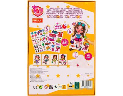 Canenco Bábiky obliekacie magnetické I am Bella