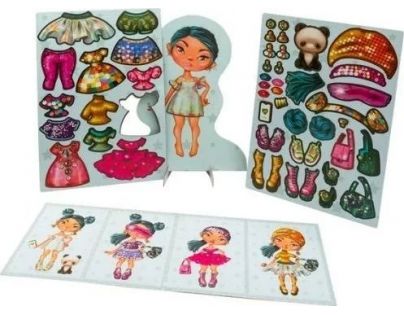 Canenco Bábiky obliekacie magnetické I am Glitter