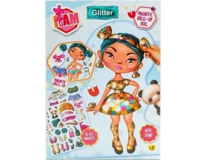 Canenco Bábiky obliekacie magnetické I am Glitter