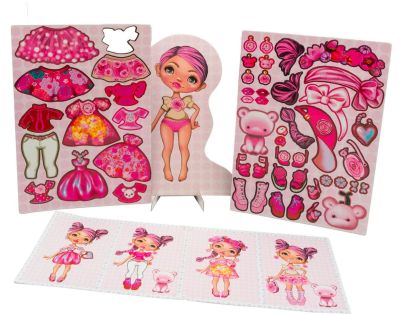 Canenco Bábiky obliekacie magnetické I am Pink