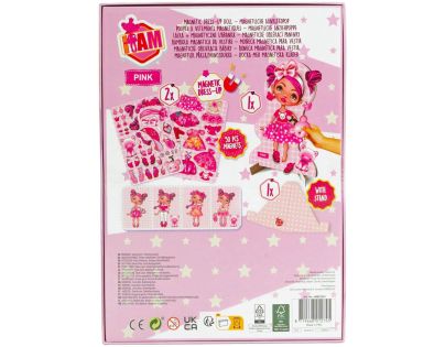 Canenco Bábiky obliekacie magnetické I am Pink