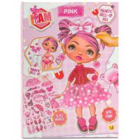 Canenco Bábiky obliekacie magnetické I am Pink 2