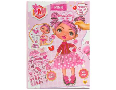 Canenco Bábiky obliekacie magnetické I am Pink