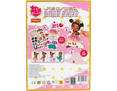 Canenco Bábiky obliekacie magnetické I am Princess