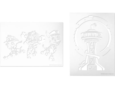 Canenco Sada maľovania Fúkacie fixky Tlapková patrola - Poškodený obal