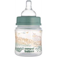 Canpol babies Antikoliková fľaša EasyStart Mountains 120 ml zelená 2