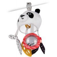 Canpol babies Senzorická závesná cestovná hračka Panda s klipom BabiesBoo 2