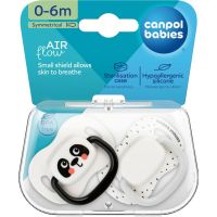 Canpol babies Set symetrických silikónových cumlíkov BabiesBoo 0 - 6 m 2 ks biely 6