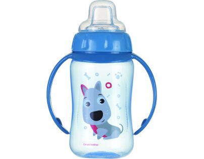 Canpol babies Tréningový hrnček s úchytmi Cute Animals 320 ml psík