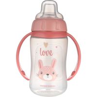 Canpol babies Tréningový hrnček s úchytmi Cute Animals 320 ml zajíc