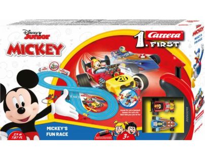 Carrera FIRST 63045 Autodráha Mickey s Fun Race 240 cm - Poškodený obal