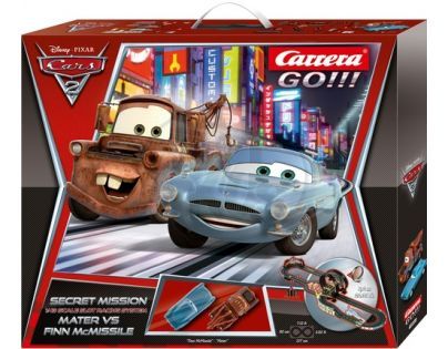 Autodráha Carrera GO GCG1102_62239 - Disney Cars 2 - Secret Mission