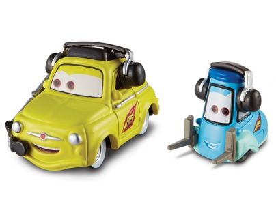 Mattel Cars 2 Auta - Luigi  a Guido with headsets