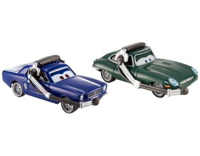 Mattel Cars 2 autíčka 2ks Y0506 Brent MustangBurger a David Hobbscapp