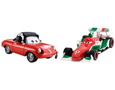Mattel Cars 2 Autíčka 2ks - Francesco Bernoulli a Giuseppe Motorosi