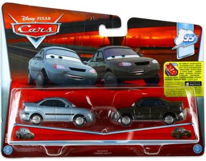 Mattel Cars 2 Autíčka 2ks Heather Drifeng a Michelle Motoretta