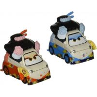 Cars 2 autíčka 2ks Mattel Y0506 - Okuni a Shigeko - Poškozený obal Cars 2 autíčka 2ks Mattel Y0506 - Okuni a Shigeko - Poškozený obal
