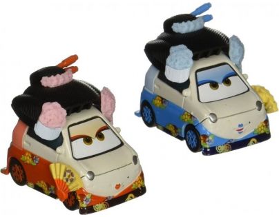 Mattel Cars 2 autíčka 2ks Y0506 Okun a Shigeki