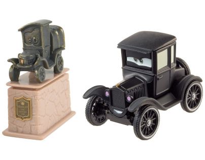 Mattel Cars 2 Autíčka 2ks - Stanley Stasieniek Stanko a Lizzie Gienia
