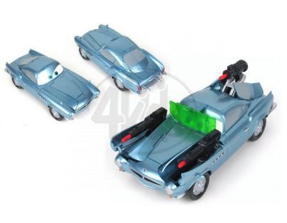 MATTEL V9150 - Cars 2 - Vyzbrojený Finn  raketa