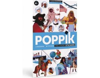 Poppik Samolepkový plagát vzdelávací Časová os histórie