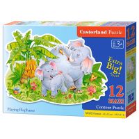 Castorland Puzzle 12 Maxi Slony 2