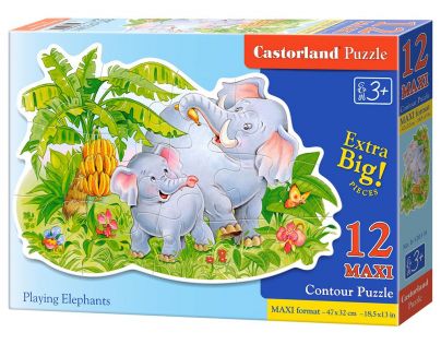Castorland Puzzle 12 Maxi Slony