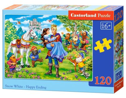 Castorland Puzzle Snehulienka a šťastný koniec 120 dielikov