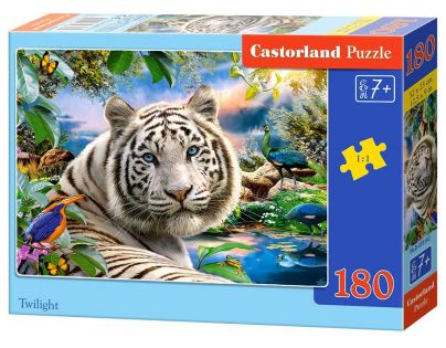Castorland Puzzle Biely tiger za súmraku 180 dielikov