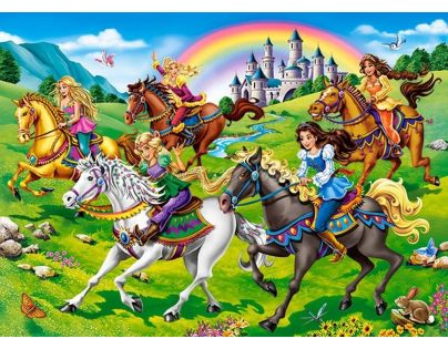 Castorland Puzzle Princezny na vychádzke 260 dielikov