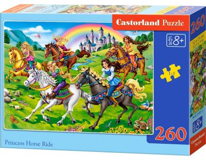 Castorland Puzzle Princezny na vychádzke 260 dielikov