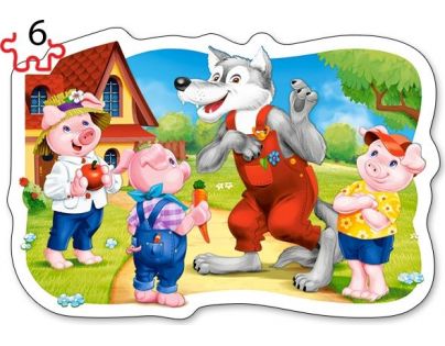 Castorland Puzzle Rozprávky 4 v 1 mini