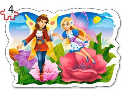Castorland Puzzle 4 v 1 mini Zamilované rozprávky