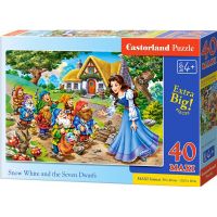 Castorland Puzzle 40 Maxi Snehulienka a 7 trpaslíkov 2