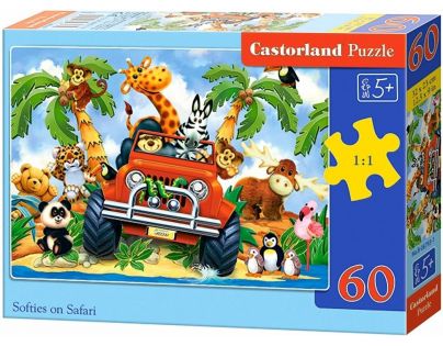 Castorland Puzzle Jazda na safari 60 dielikov