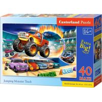 Castorland Puzzle maxi Skákajúci Monster Truck 40 dielikov 2