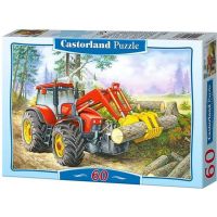 Castorland Puzzle Traktor nakladač 60 dielikov 2