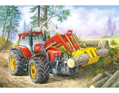Castorland Puzzle Traktor nakladač 60 dielikov