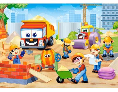 Castorland Puzzle Zábavné staveniska 60 dielikov
