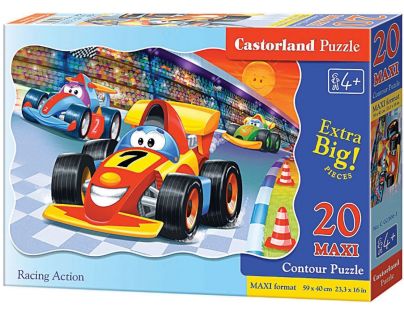 Castorland Puzzle maxi Závod formulí 20 dielikov