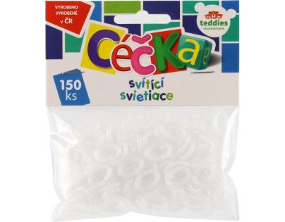 Teddies Céčka svietiace 150 ks plast v sáčku - Poškodený obal