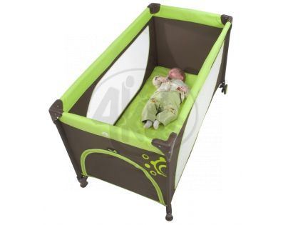 Babymoov 035003 - Cestovní postýlka Moonlight hnědá/zelená