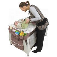 Babymoov 035002 - Cestovní postýlka Silver Dream hnědá/bílá 5
