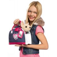 Chi Chi Love pejsek čivava Denim Fashion v tašce 2