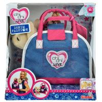 Chi Chi Love pejsek čivava Denim Fashion v tašce 5