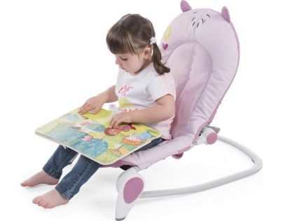 Chicco houpátko s melódiou Ballon Miss Pink do 18kg