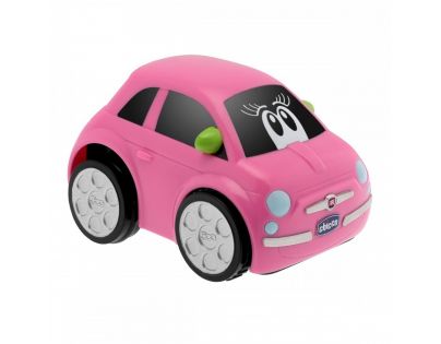 Chicco Autíčko Turbo Touch FIAT 500 Ružové