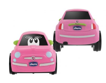 Chicco Autíčko Turbo Touch FIAT 500 Ružové